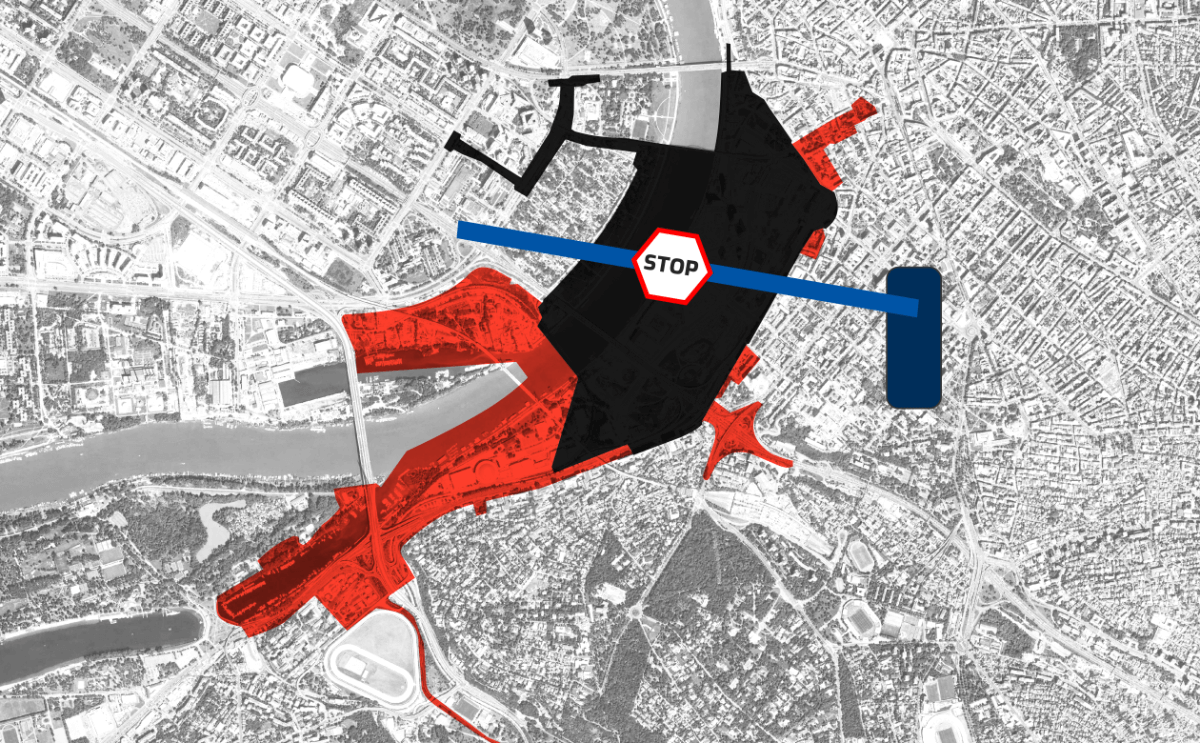 BGH2O mapa Beograd na vodi