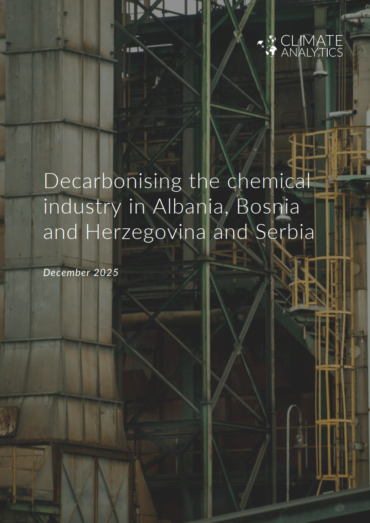 Decarbonising the Chemical Industry in Albania, Bosnia and Herzegovina and Serbia